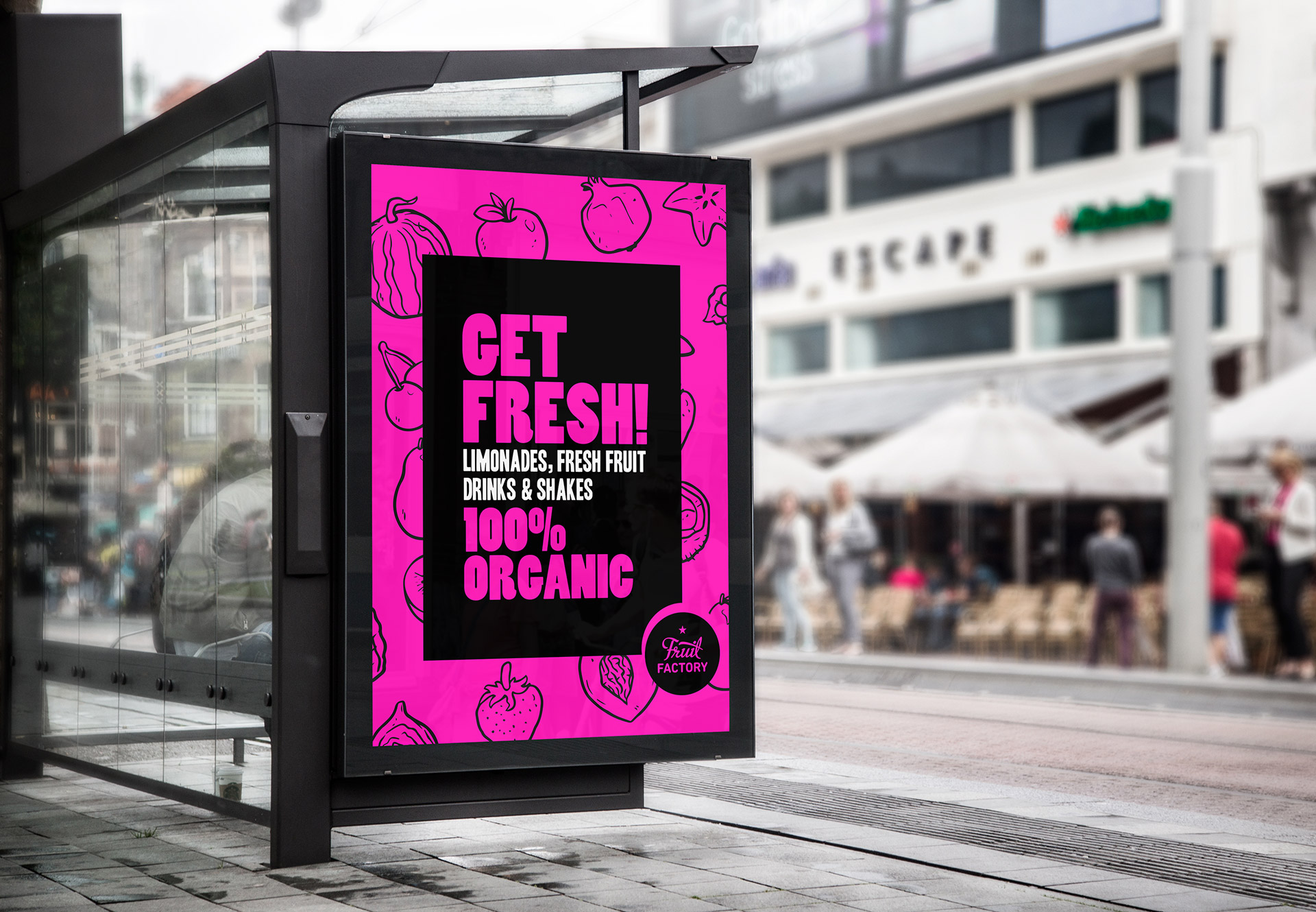 Get fresh Plakat Werbung